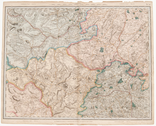 antique map of England, Wales and Scotland Railways and Stations Cruchley 1862